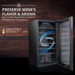 28 Bottle Compressor Wine Cooler Refrigerator