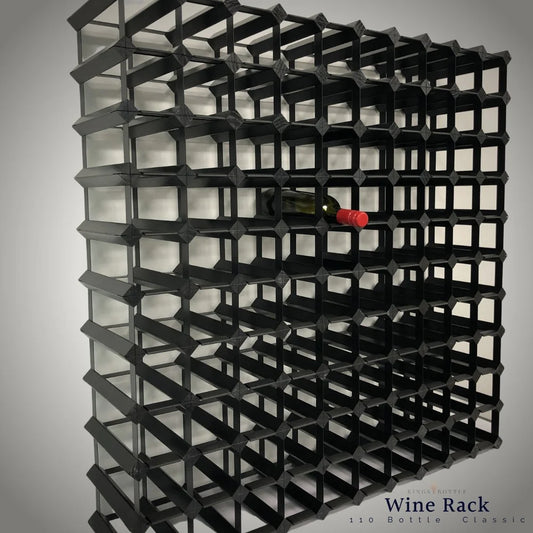 Classic 110 Bottle Timber Wine Rack