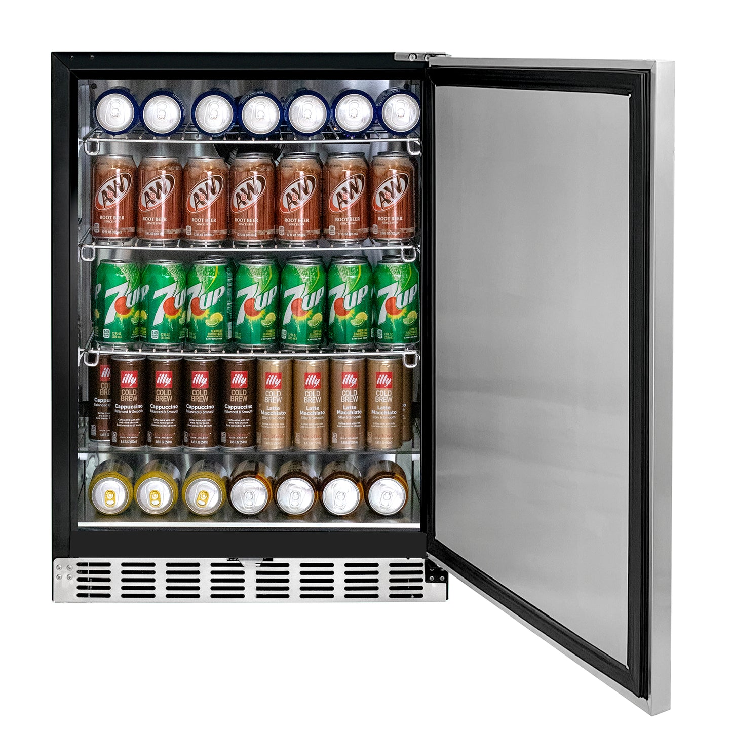 Kegco 24" Wide Dual Tap Stainless Steel Right Hinge Built-in ADA Kegerator with Kit