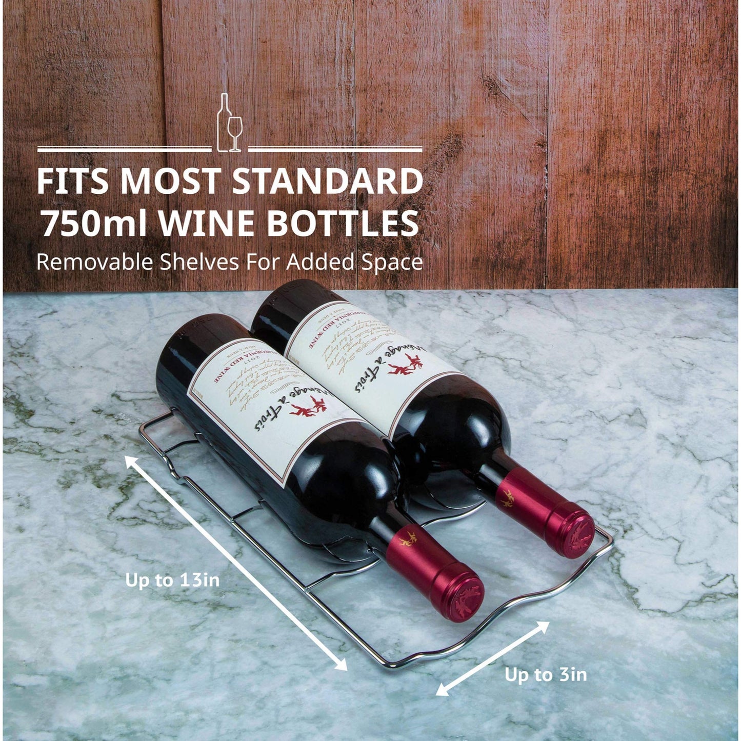 12 Bottle Freestanding 5 Shelf Wine Cooler Refrigerator with Locking Door and Digital Temperature Control