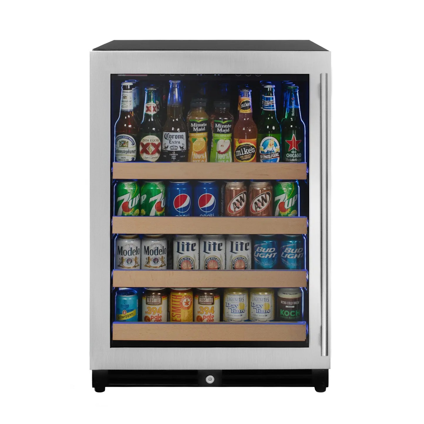 Allavino 24" Wide Reserva Series Stainless Steel Left Hinge Beverage Center