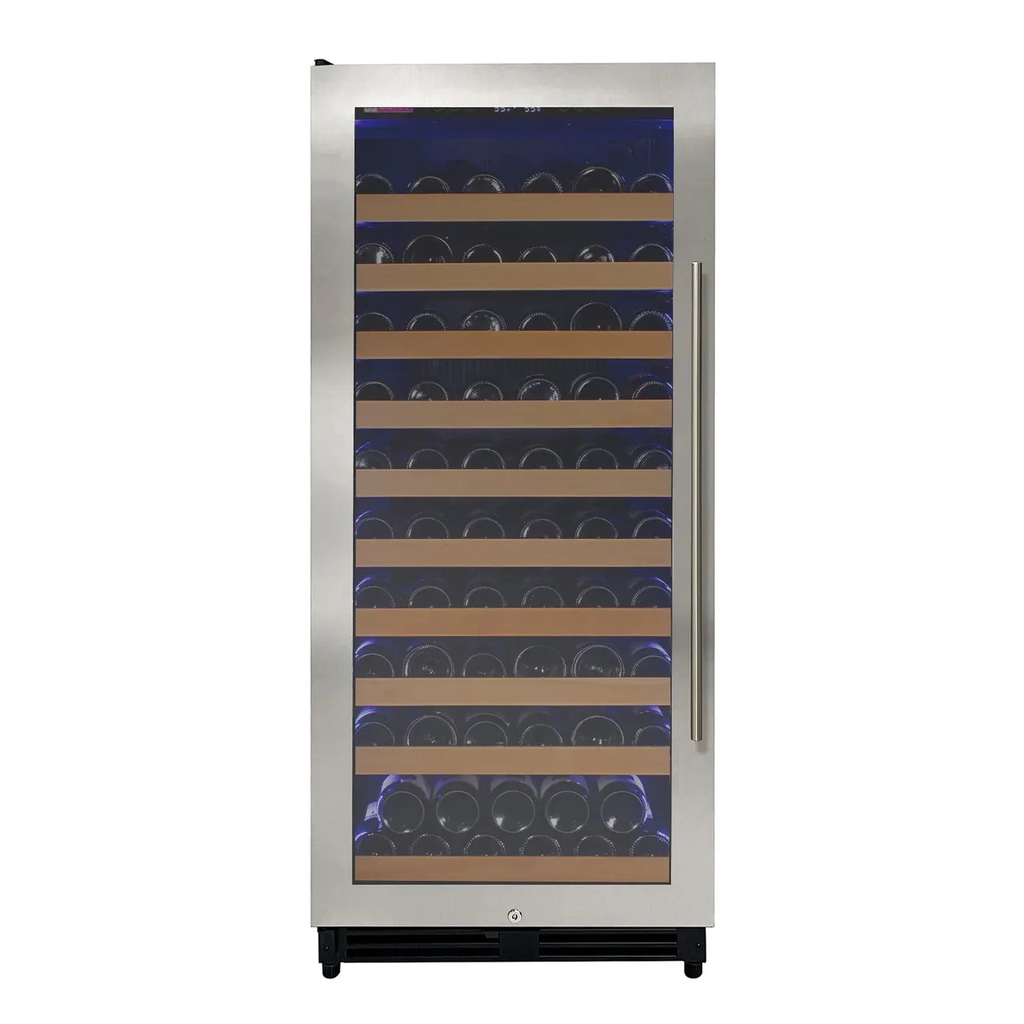 Allavino Reserva Series 119 Bottle 55" Tall Single Zone Left Hinge Stainless Steel Wine Refrigerator
