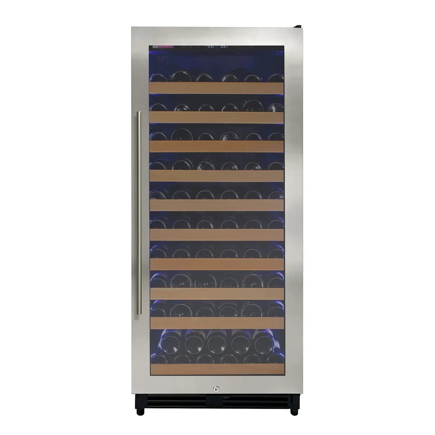 Allavino Reserva Series 119 Bottle 55" Tall Single Zone Right Hinge Stainless Steel Wine Refrigerator