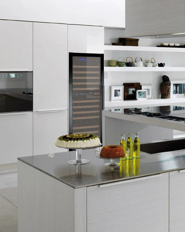 Allavino 24" Wide FlexCount II Tru-Vino 172 Bottle Dual Zone Left Hinge Wine Refrigerator