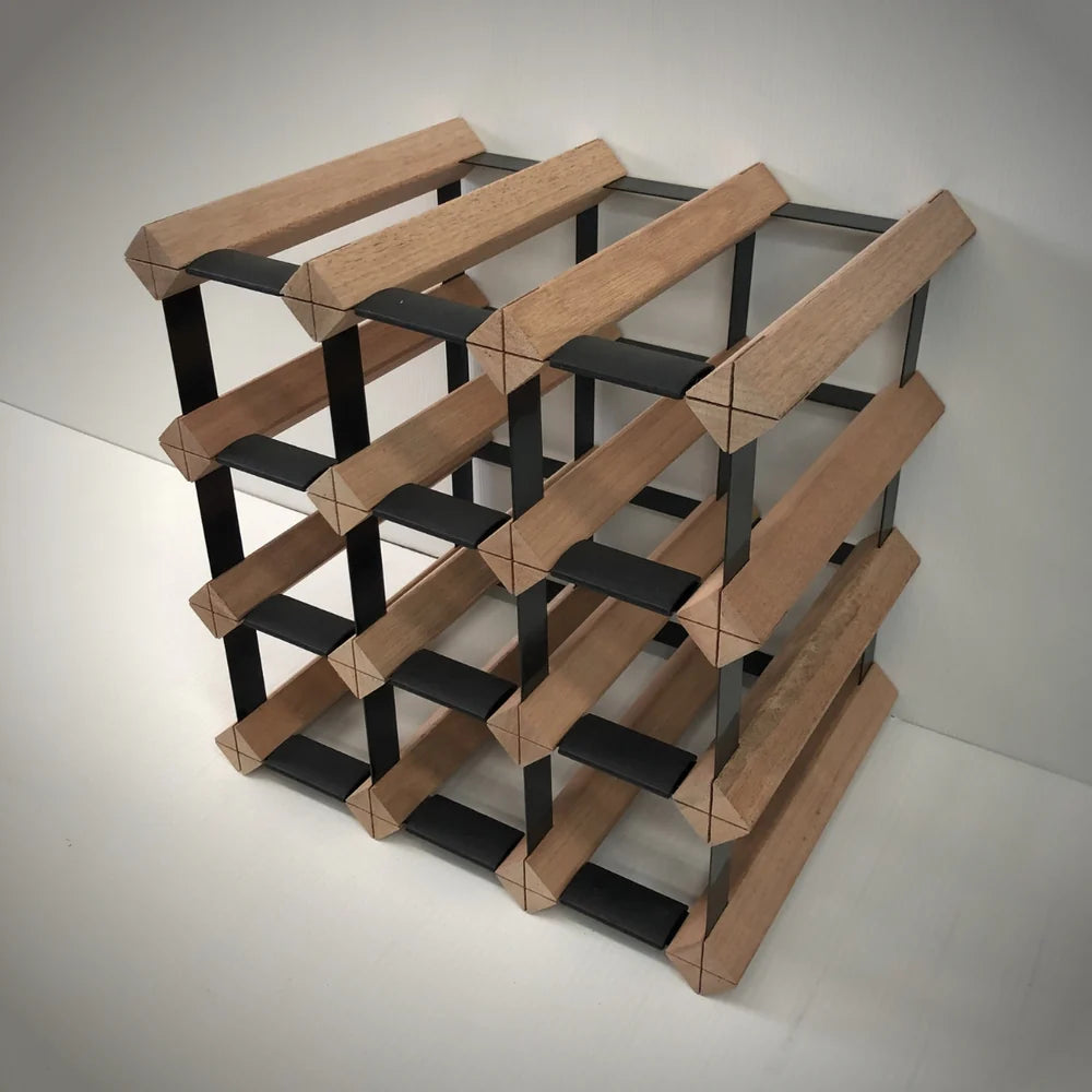 Classic 12 Bottle Timber Wine Rack