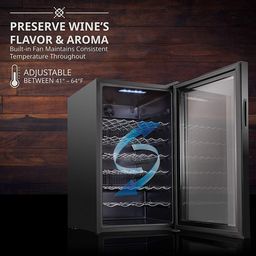 51 Bottle Compressor Wine Cooler Refrigerator
