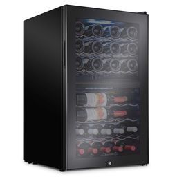 43 Bottle Dual Zone Freestanding Wine Refrigerator