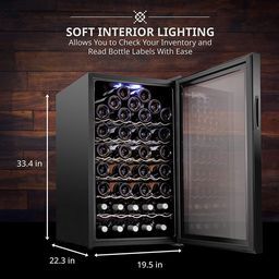 51 Bottle Compressor Wine Cooler Refrigerator