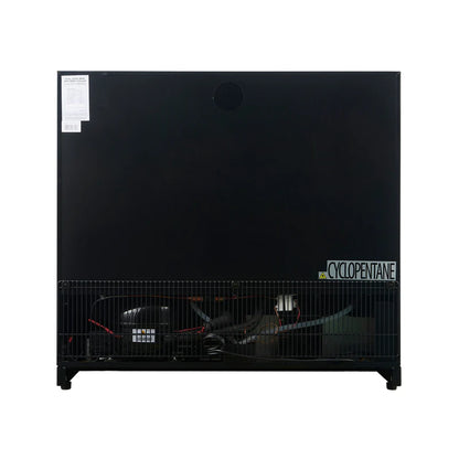 36-inch Under Bench Dual-Zone 68 Bottle Wine Cooler with Low-E Glass Door