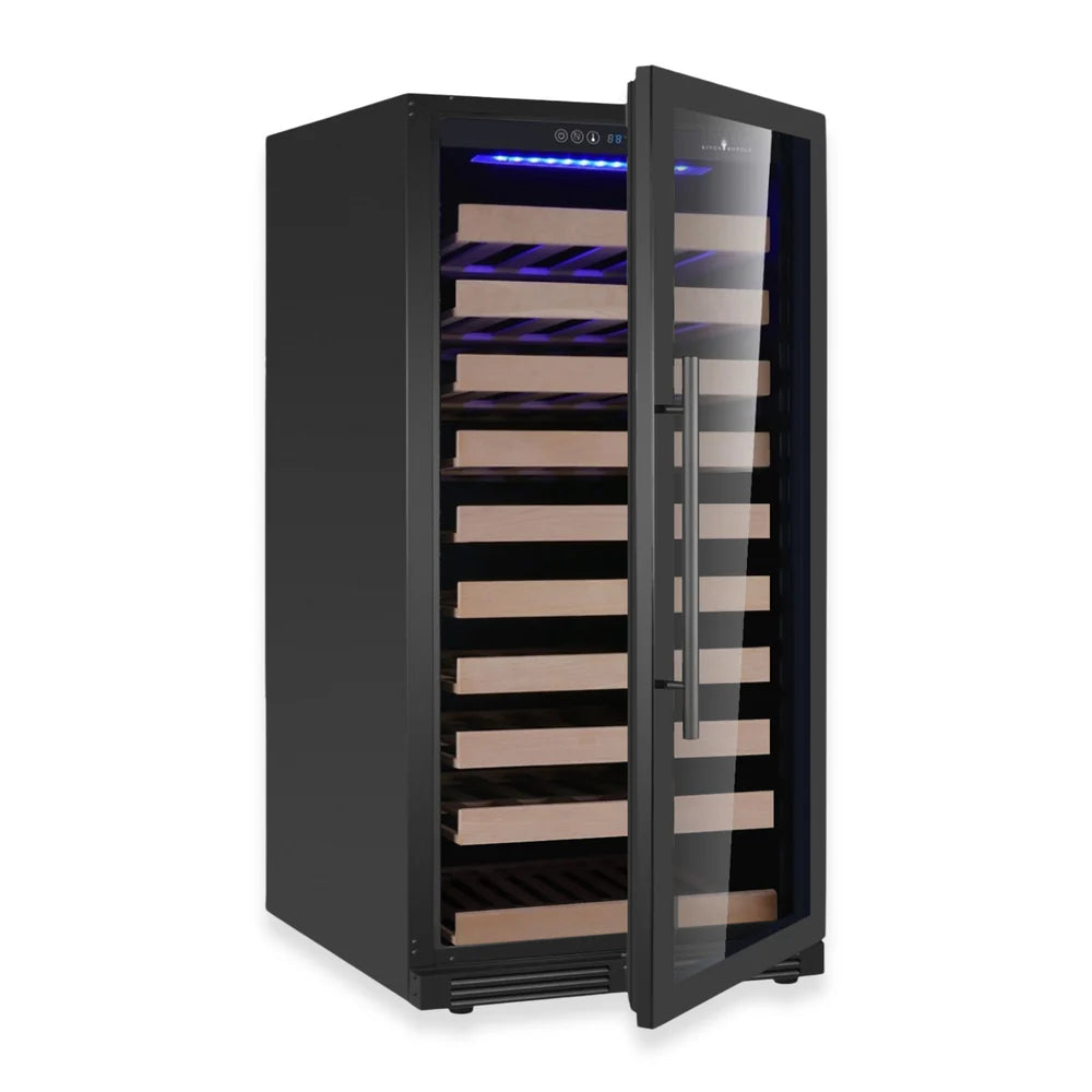 47-Inch Height Right Hinge Single Zone Wine Cooler with Low-E Glass Door