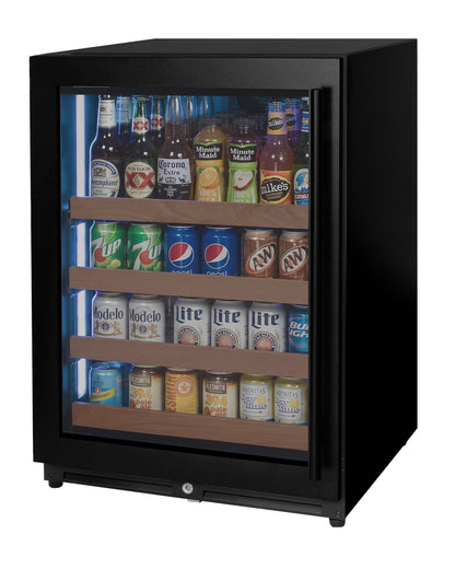 Allavino Reserva 24" Wide Built-In Beverage Center, Black Door, Left Hinge