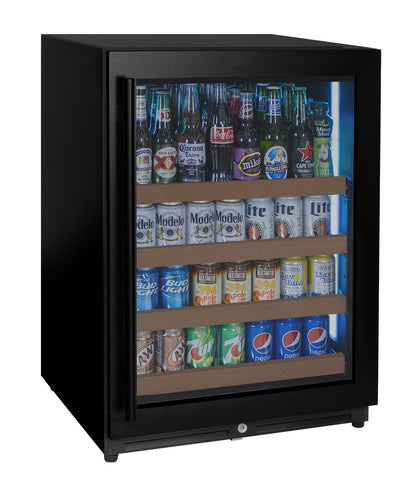 Allavino Reserva 24" Wide Built-In Beverage Center, Black Door, Right Hinge