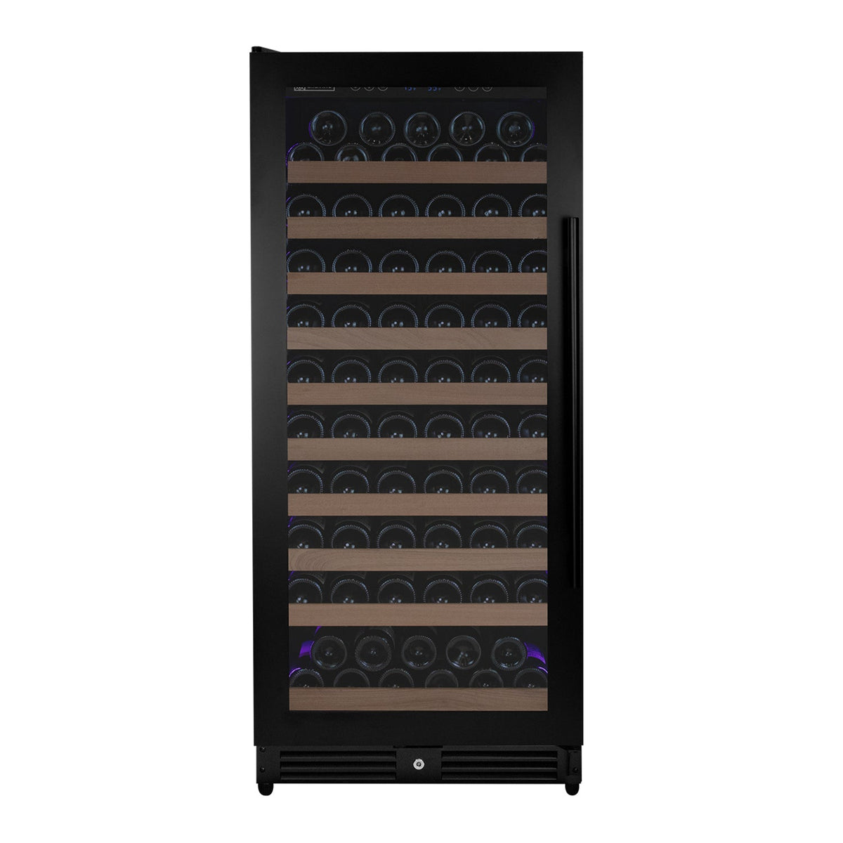 Allavino Reserva 119 Bottle 55" Semi Tall Single Zone Built-In Wine Refrigerator, Black Metal Door, Left Hinge