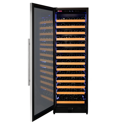 Allavino Reserva Series 163 Bottle 71" Tall Single Zone Left Hinge Stainless Steel Wine Refrigerator