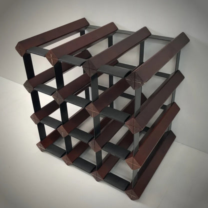 Classic 12 Bottle Timber Wine Rack