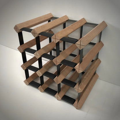 Classic 12 Bottle Timber Wine Rack