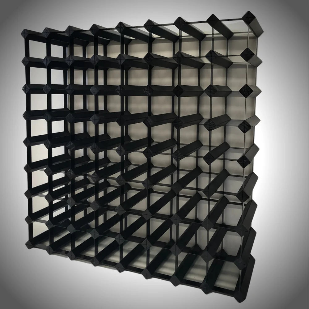 Classic 72 Bottle Timber Wine Rack
