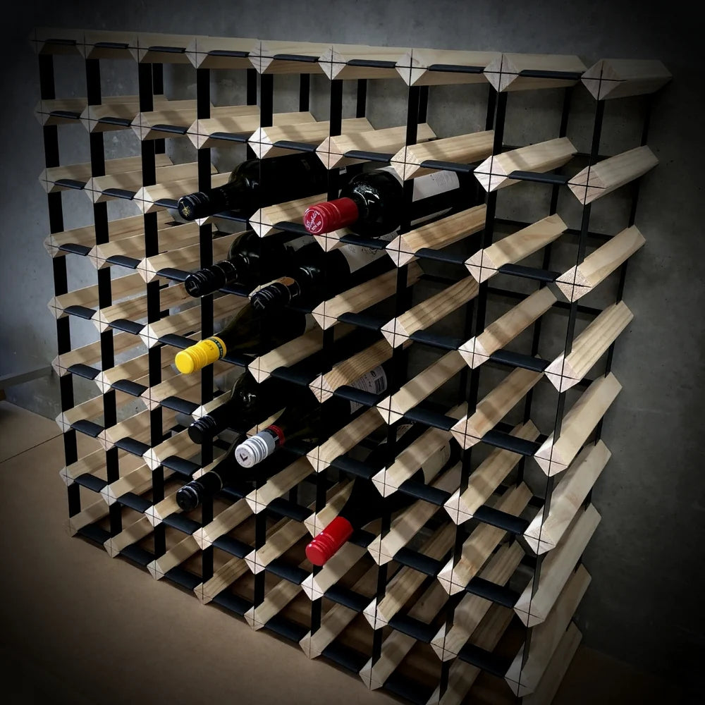 Classic 72 Bottle Timber Wine Rack